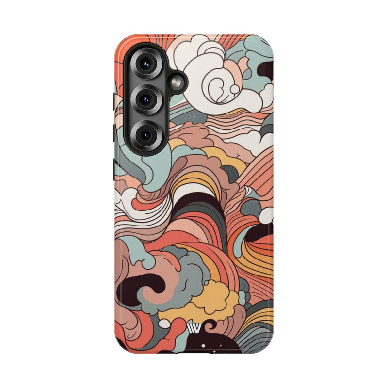 ABSTRACT DOODLE CLOUDS | Tough Phone Case