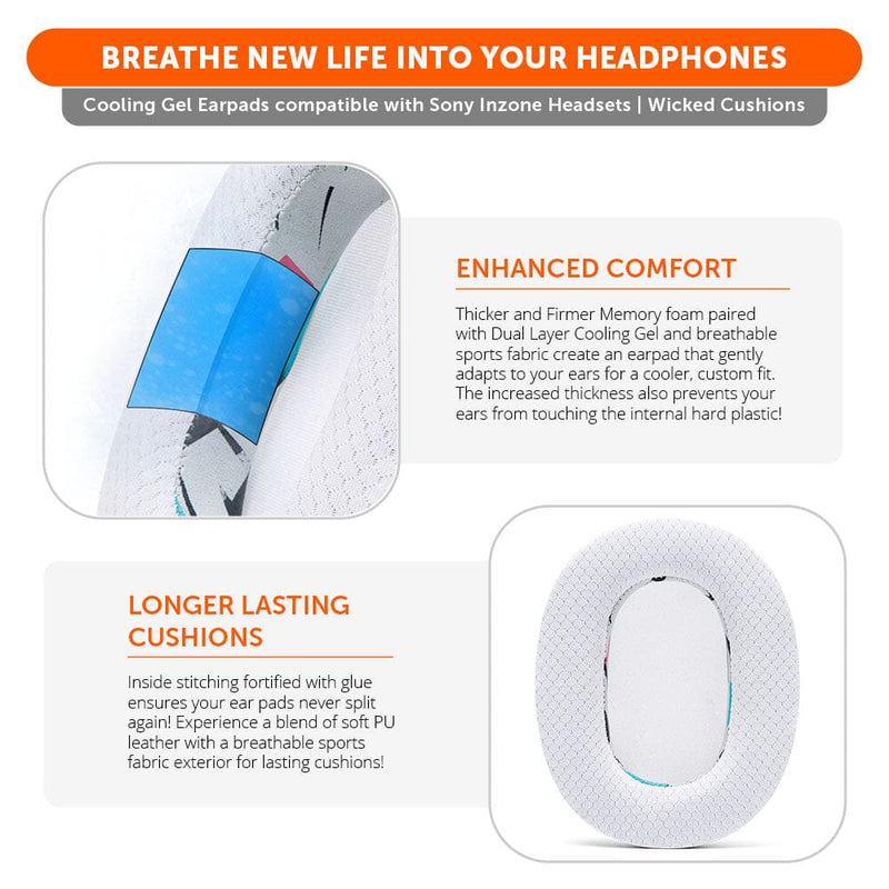 Sony Inzone H9 Earpads - WC FreeZe Cooling Gel
