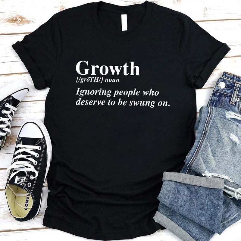 Growth Definition Graphic Tee – Unisex Uplifting Message T-Shirt