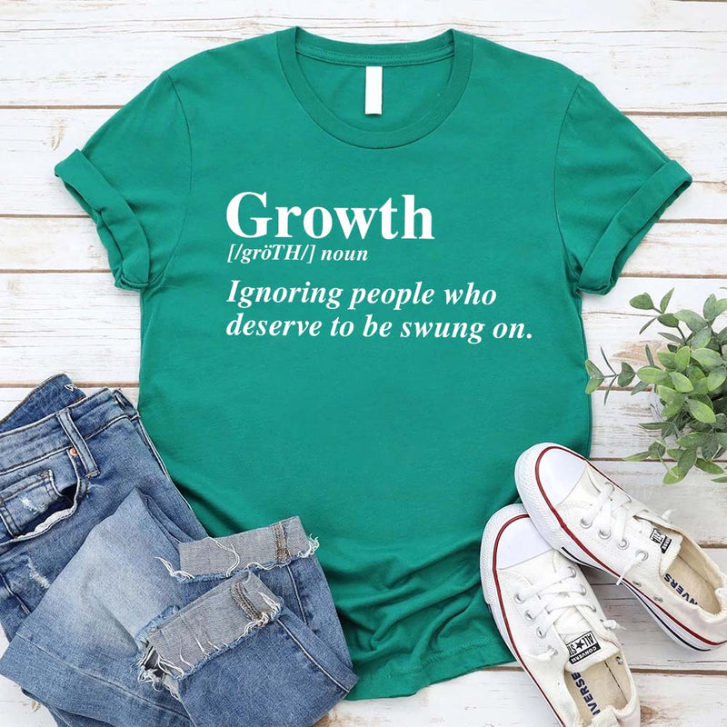 Growth Definition Graphic Tee – Unisex Uplifting Message T-Shirt