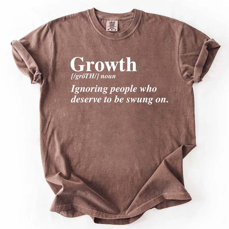 Growth Definition Graphic Tee – Unisex Uplifting Message T-Shirt