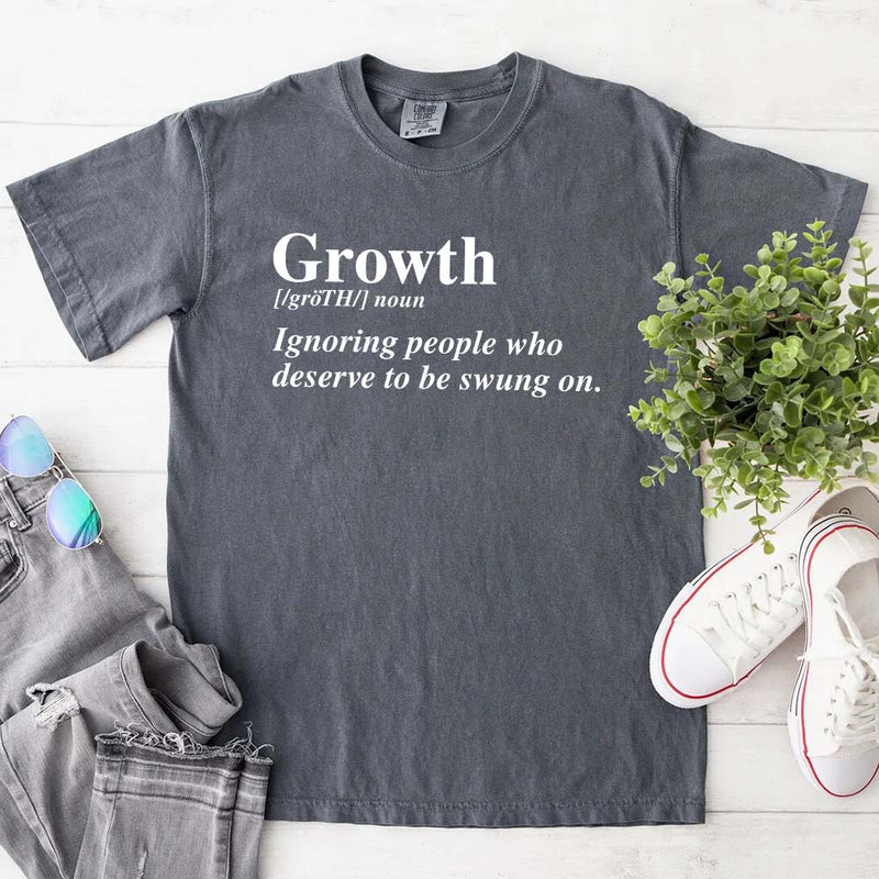 Growth Definition Graphic Tee – Unisex Uplifting Message T-Shirt
