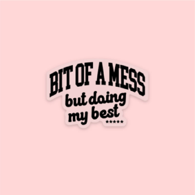 LMSS® STICKER - Bit of a Mess but Doing My Best