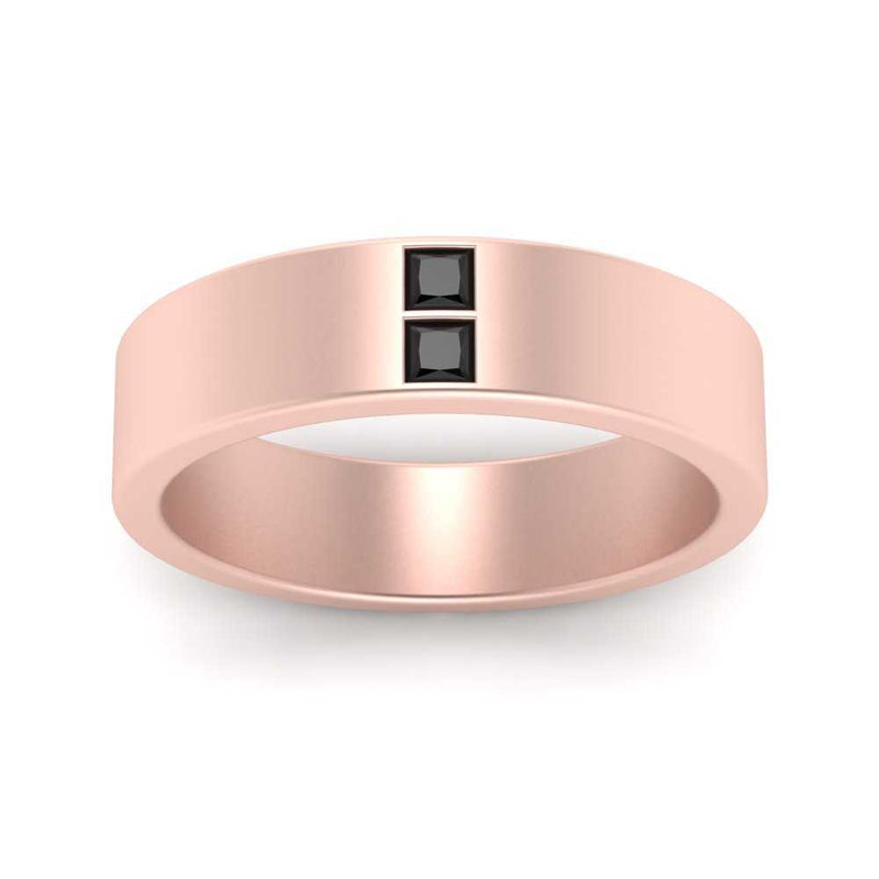 Square Diamond Mens Band