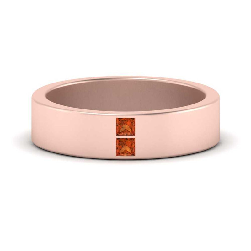 Square Diamond Mens Band