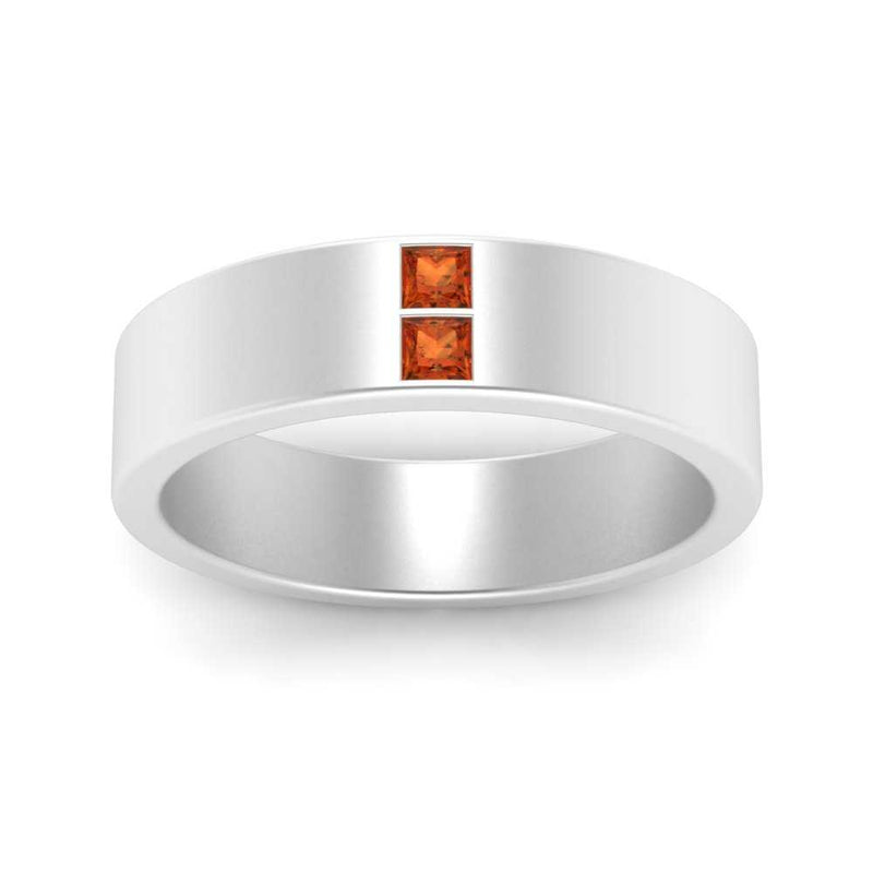 Square Diamond Mens Band