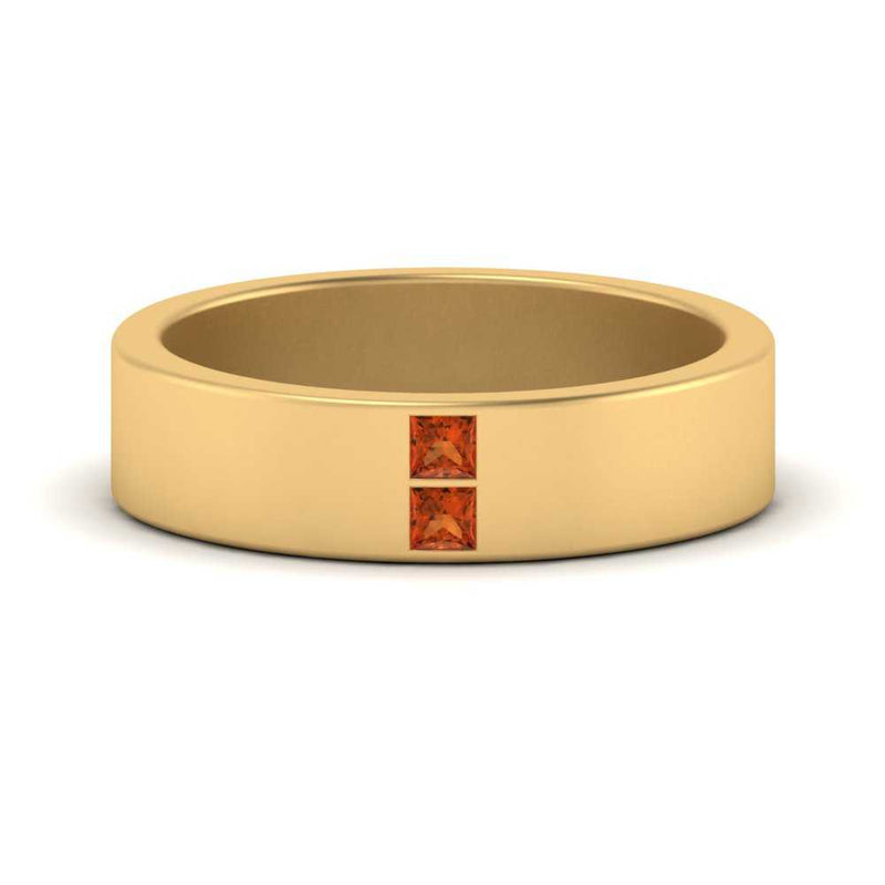 Square Diamond Mens Band