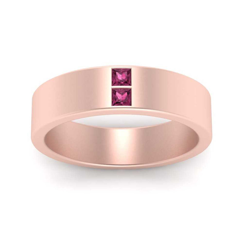 Square Diamond Mens Band