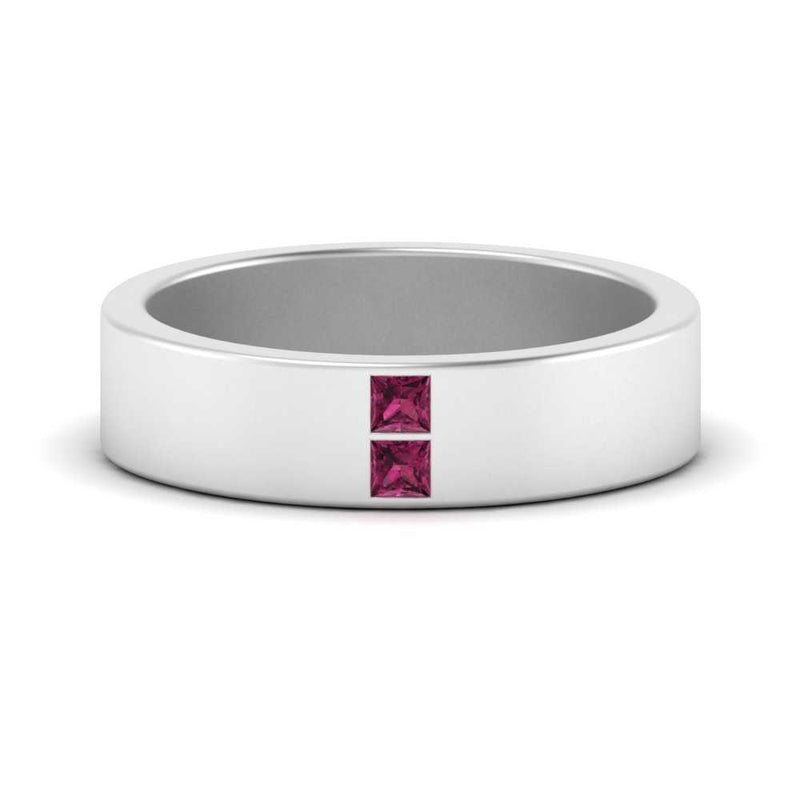 Square Diamond Mens Band