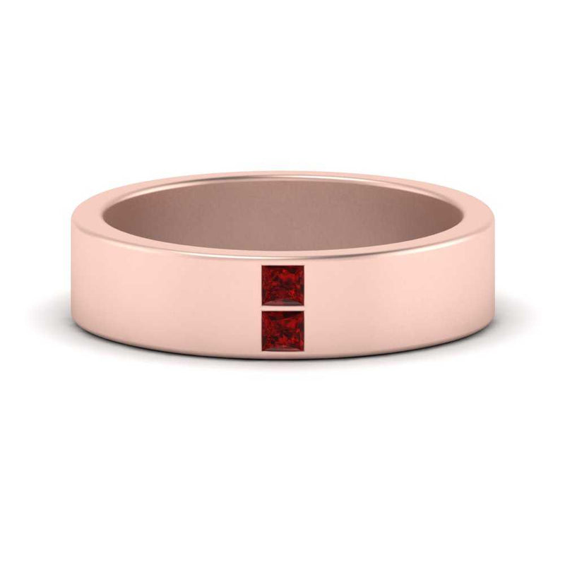 Square Diamond Mens Band