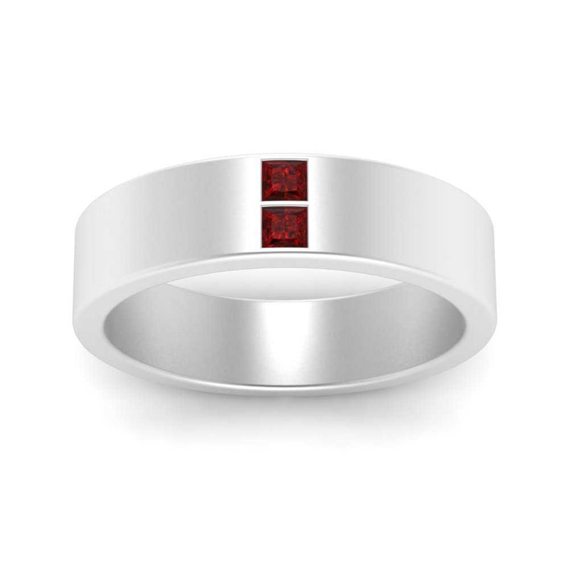 Square Diamond Mens Band
