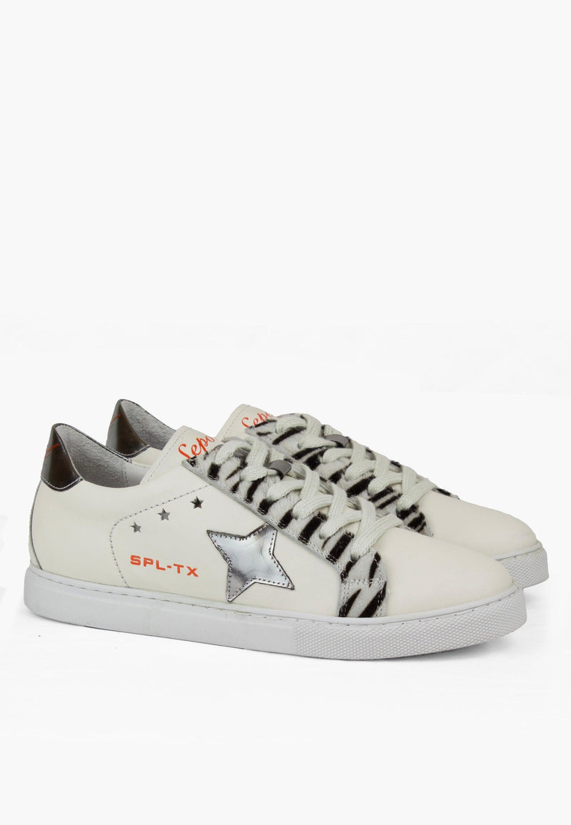 Sepol Women's Star Sneaker White