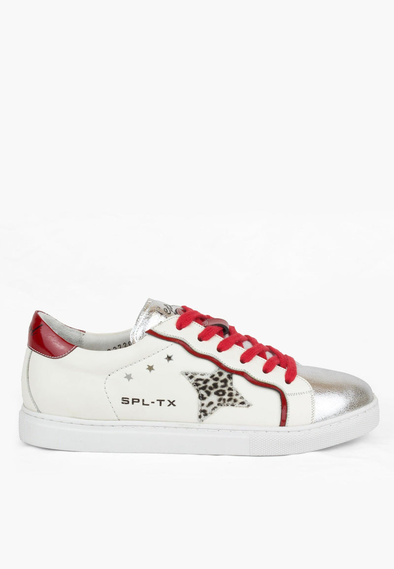 Sepol Women's Stardom White Red