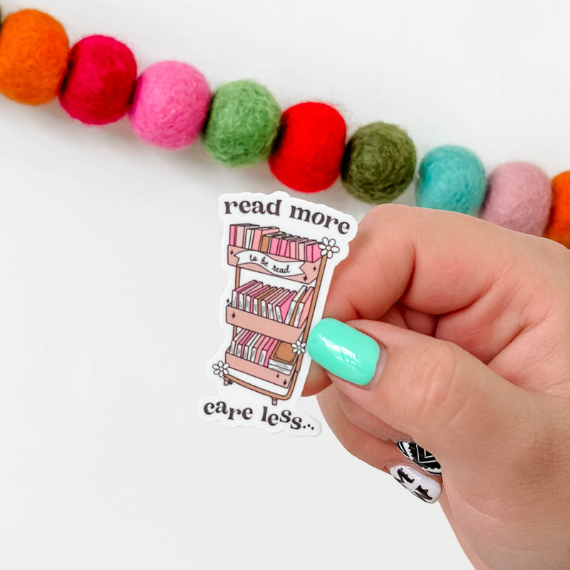 LMSS® STICKER - Read More Care Less