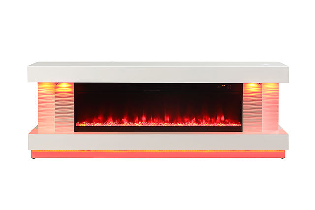 Peseux - 71" TV Stand w/ Electric Fire Place