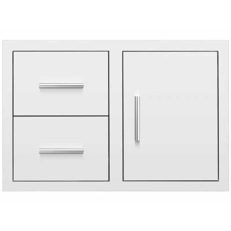 Summerset 33" Flush Mount 2 Soft Closing Drawers And Access Door Combo [DC2-33] (SAK45978)