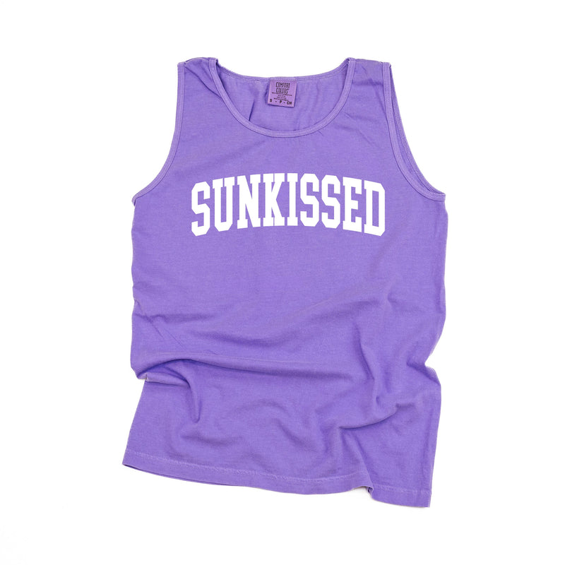 Sunkissed - Varsity - Comfort Colors TANK