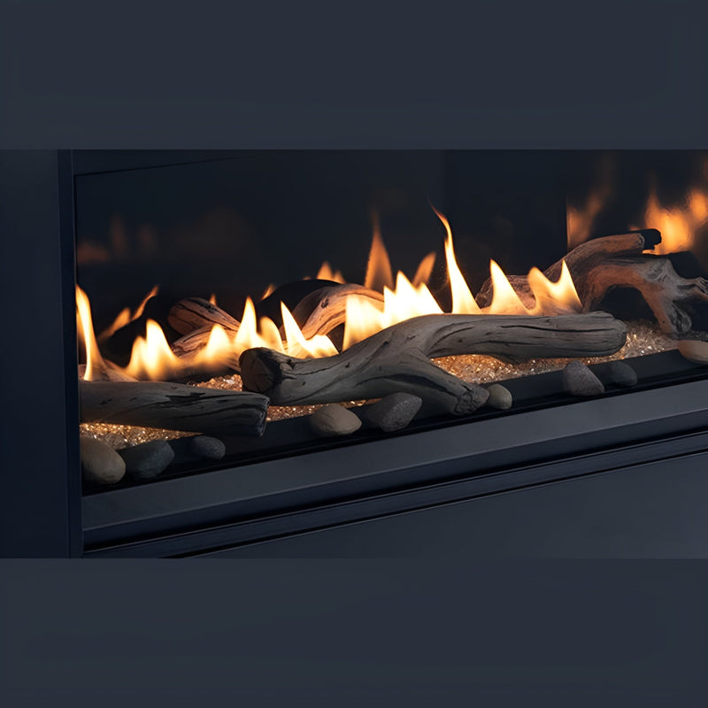 Superior Fireplaces 45-Inch Contemporary Linear Direct Vent Fireplace Wih Blower [DRL3545TEN/P] (SAK49194)