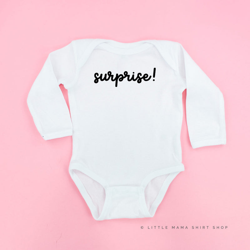 Surprise!- Child Long Sleeve Tee