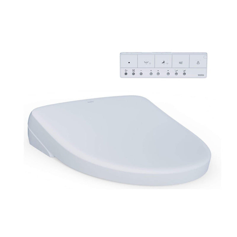 [SW4736AT40#01] TOTO S7A Washlet Elongated Bidet Toilet Seat With EWater And Auto Open/Close Contemporary Lid (SAK54823)