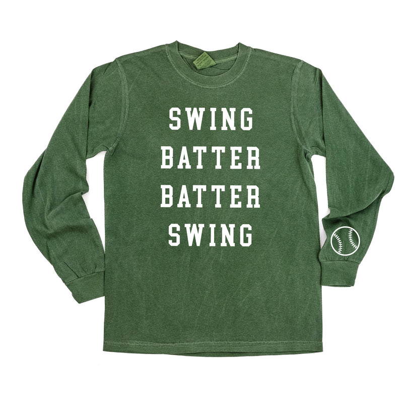 Swing Batter Batter Swing (wd) - LONG SLEEVE Comfort Colors Tee