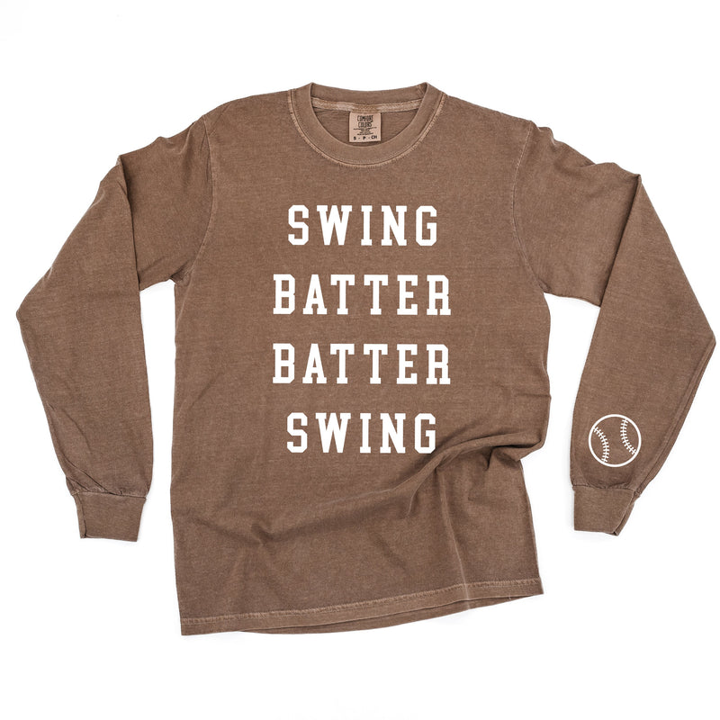 Swing Batter Batter Swing (wd) - LONG SLEEVE Comfort Colors Tee