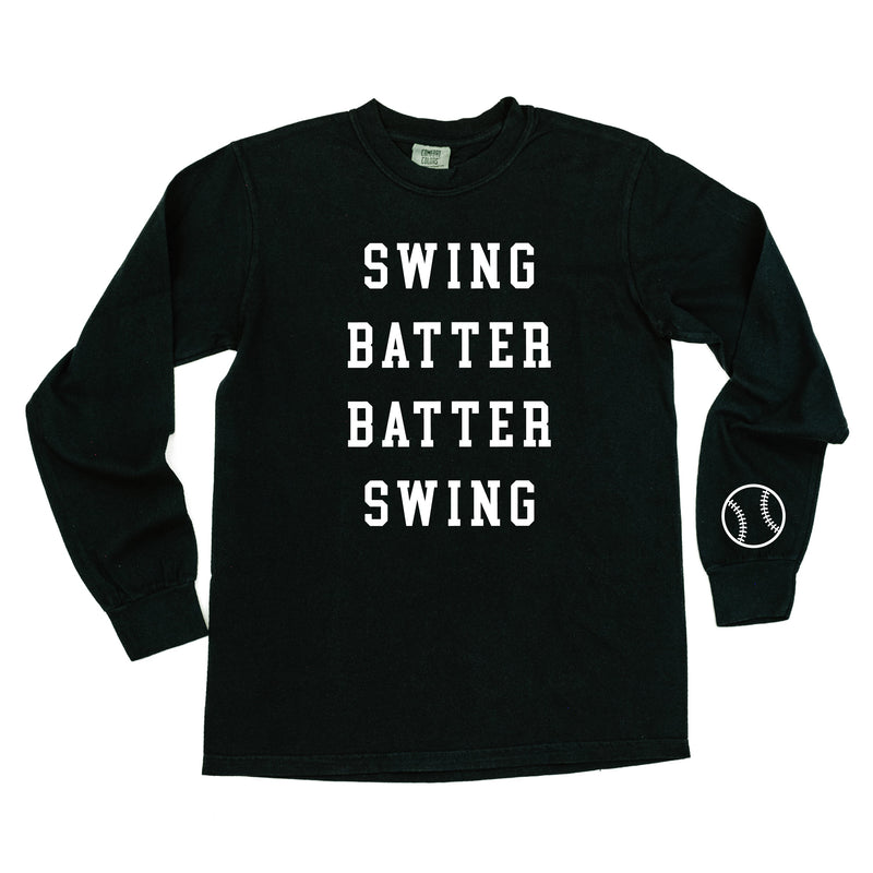 Swing Batter Batter Swing (wd) - LONG SLEEVE Comfort Colors Tee