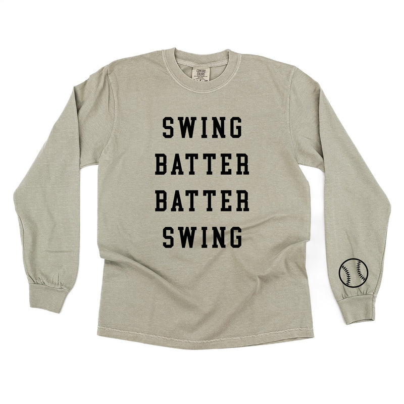 Swing Batter Batter Swing (wd) - LONG SLEEVE Comfort Colors Tee
