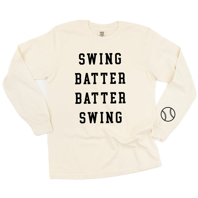 Swing Batter Batter Swing (wd) - LONG SLEEVE Comfort Colors Tee