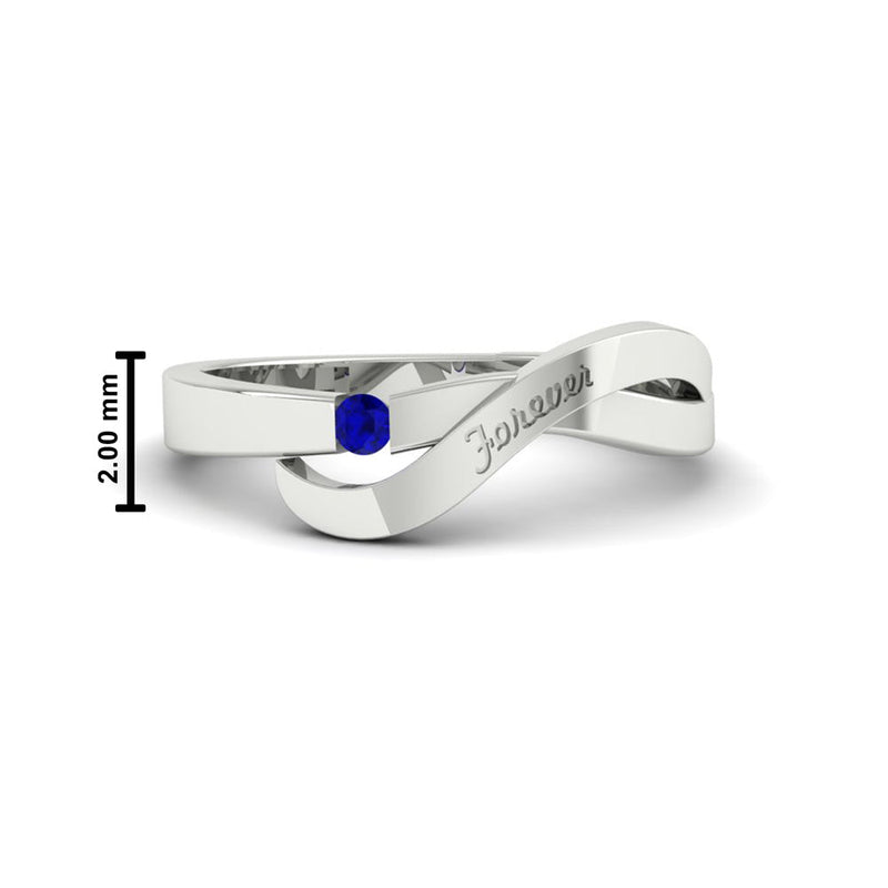 Swirl Love Mens Wedding Ring