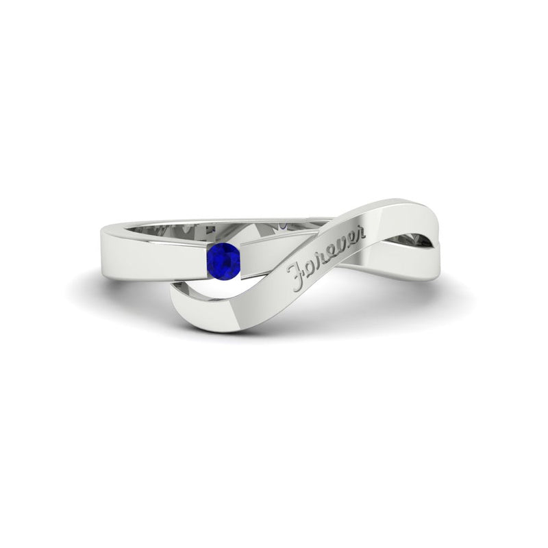 Swirl Love Mens Wedding Ring
