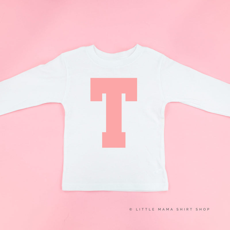 Varsity Initials - Child Long Sleeve Tee