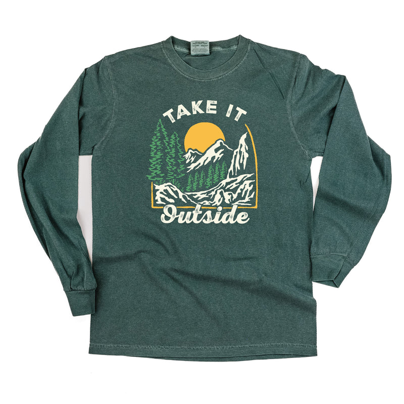 Take It Outside - LONG SLEEVE Comfort Colors Tee