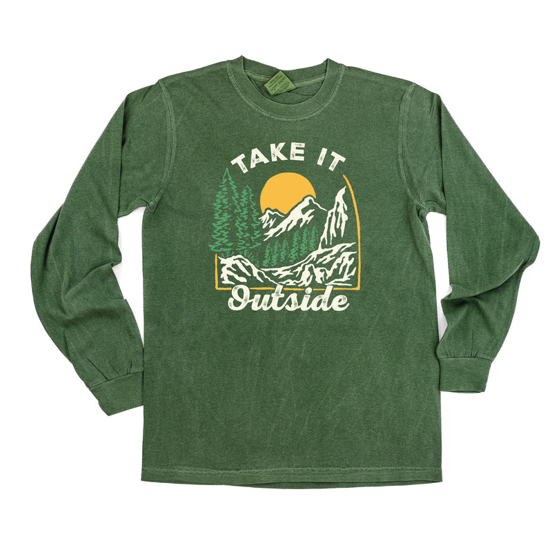 Take It Outside - LONG SLEEVE Comfort Colors Tee