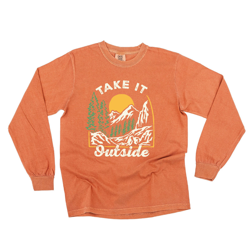 Take It Outside - LONG SLEEVE Comfort Colors Tee