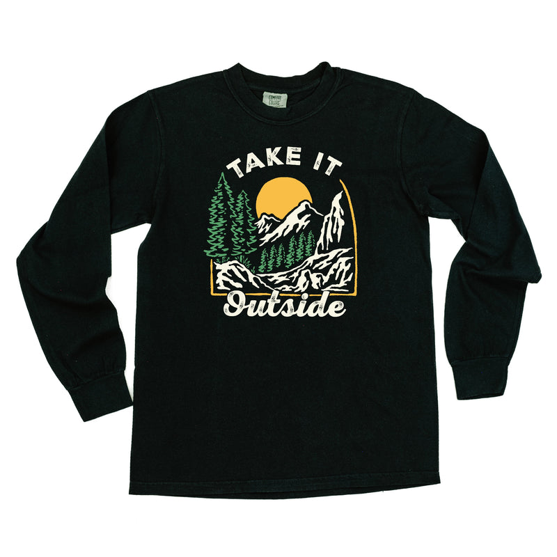 Take It Outside - LONG SLEEVE Comfort Colors Tee