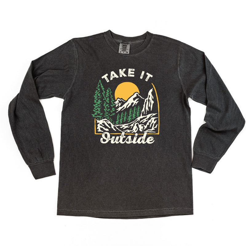 Take It Outside - LONG SLEEVE Comfort Colors Tee