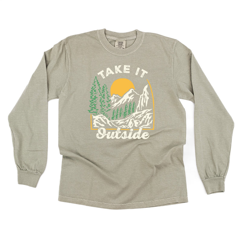 Take It Outside - LONG SLEEVE Comfort Colors Tee
