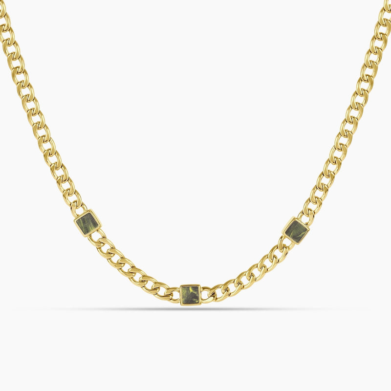 Men's 6mm Woodgrain Cuban Chain