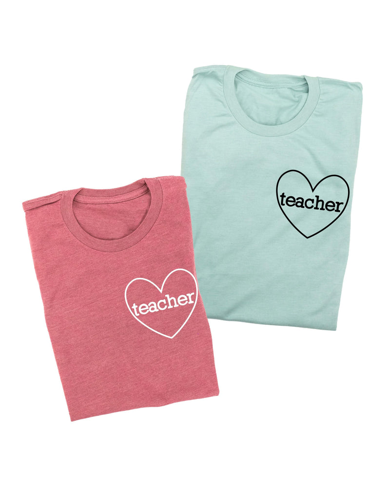 Teacher ♥ (pocket) - Unisex Tee