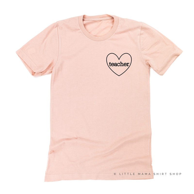 Teacher ♥ (pocket) - Unisex Tee
