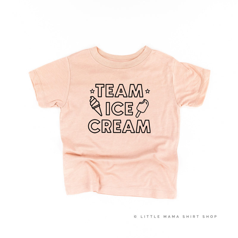 Team Ice Cream - Single Cone on Back - Child Tee