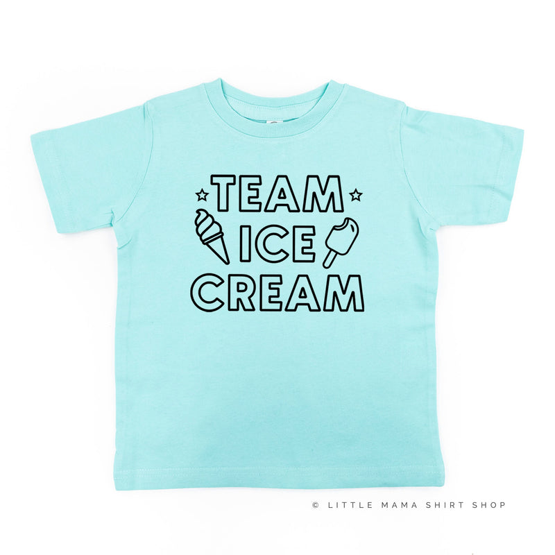 Team Ice Cream - Single Cone on Back - Child Tee