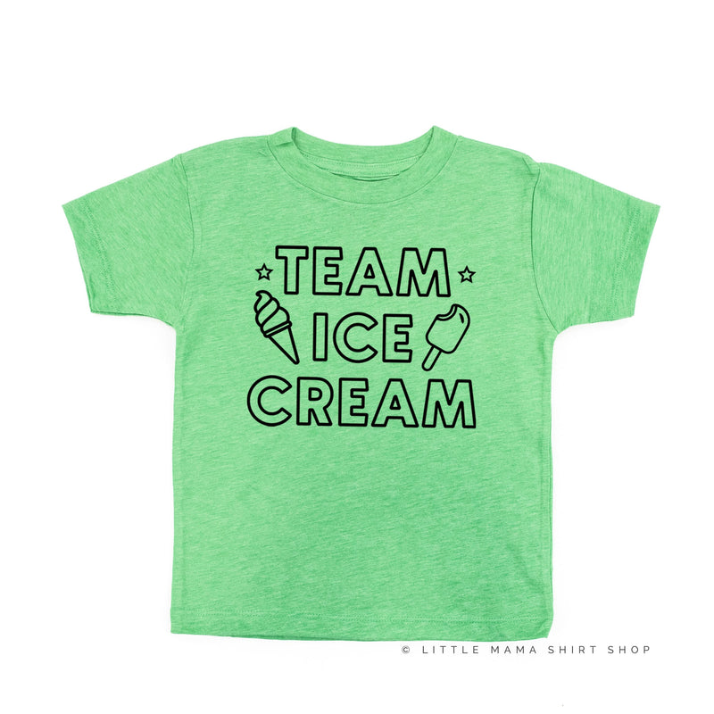 Team Ice Cream - Single Cone on Back - Child Tee