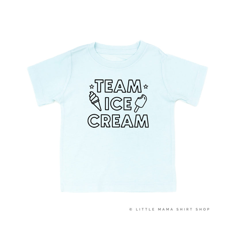 Team Ice Cream - Single Cone on Back - Child Tee