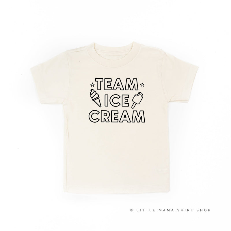 Team Ice Cream - Single Cone on Back - Child Tee