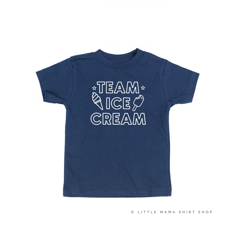 Team Ice Cream - Single Cone on Back - Child Tee