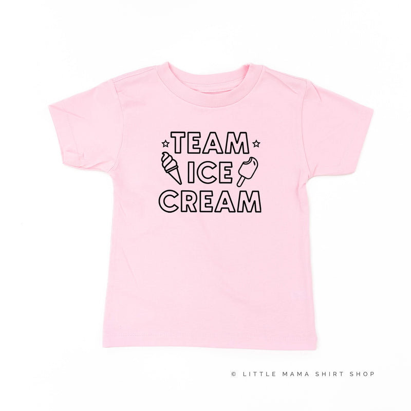 Team Ice Cream - Single Cone on Back - Child Tee