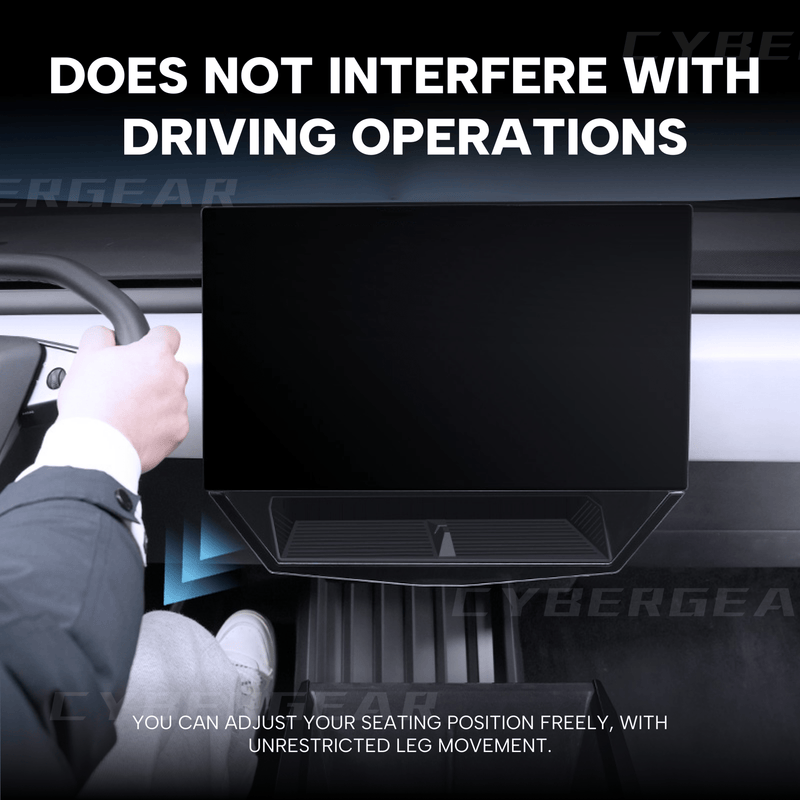 Tesla Cybertruck Under Screen Storage Organizer Upgrade Version