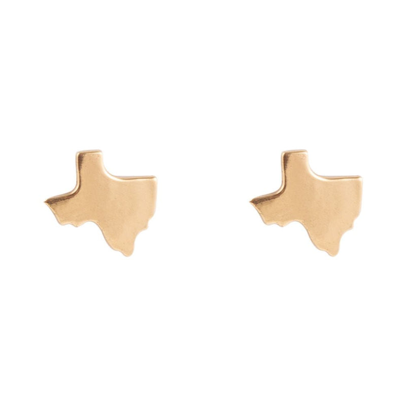 Texas Proud Earring - Bronze